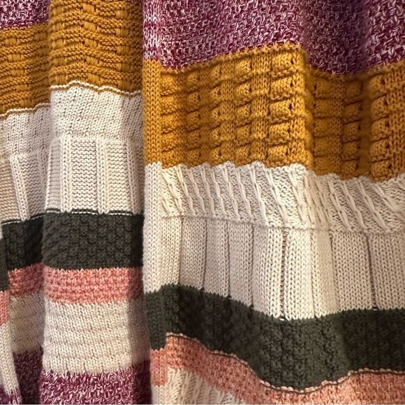 Soft Surroundings Striped Colorblock Cardigan Size Small - Picture 4 of 9